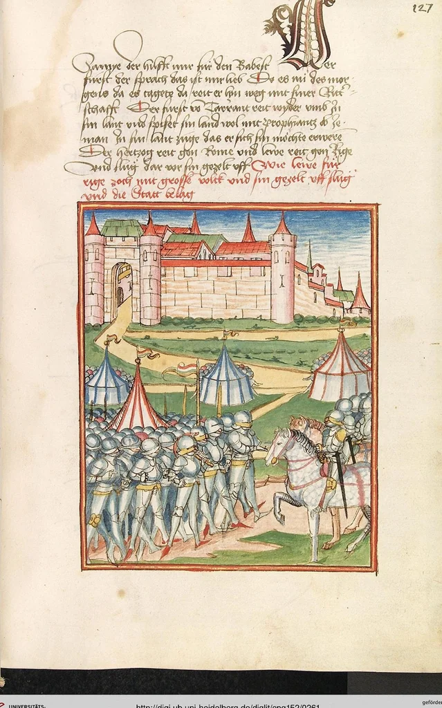 An illustration from Herpin, 1470, leaf 261