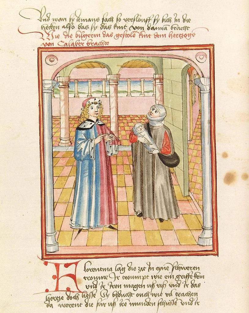 An illustration from Herpin, 1470, leaf 294