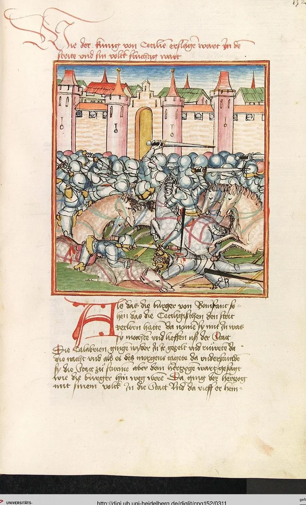 An illustration from Herpin, 1470, leaf 311