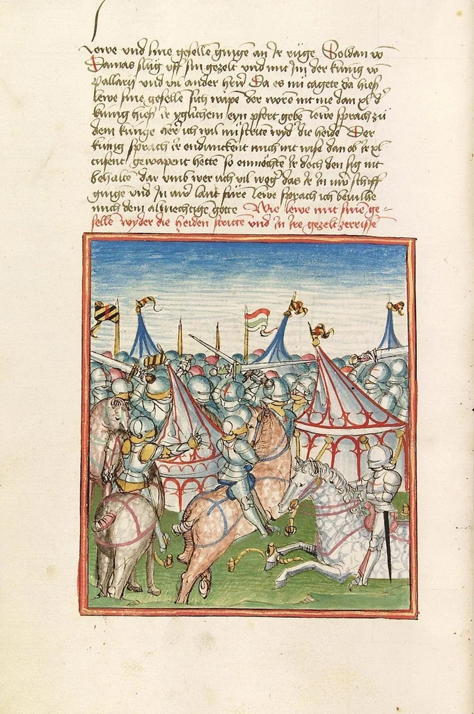 An illustration from Herpin, 1470, leaf 332