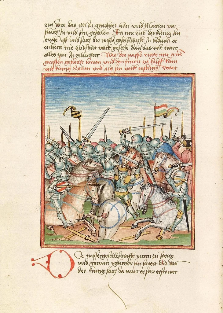 An illustration from Herpin, 1470, leaf 334
