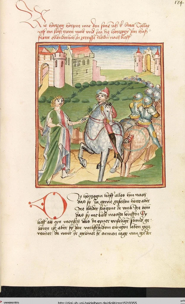 An illustration from Herpin, 1470, leaf 355
