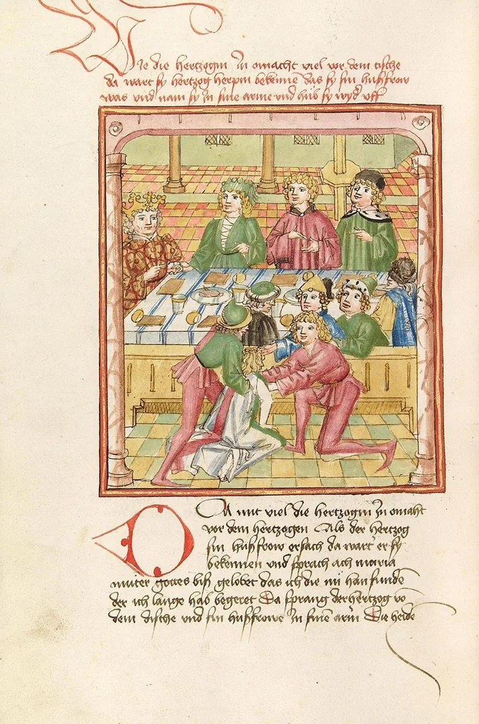 An illustration from Herpin, 1470, leaf 364