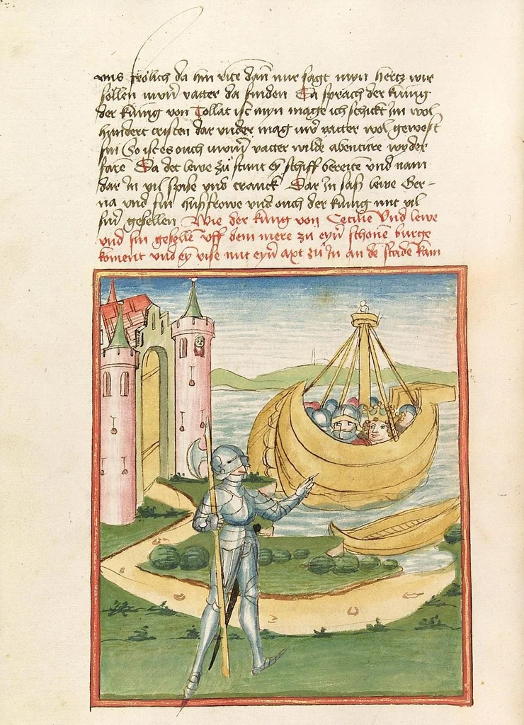 An illustration from Herpin, 1470, leaf 370