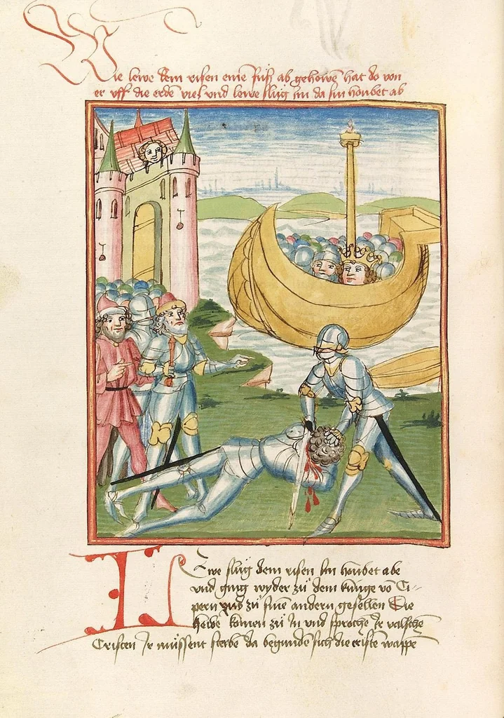 An illustration from Herpin, 1470, leaf 376
