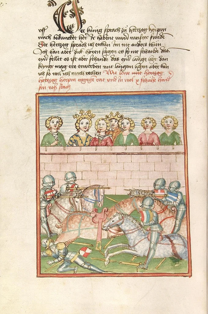 An illustration from Herpin, 1470, leaf 382