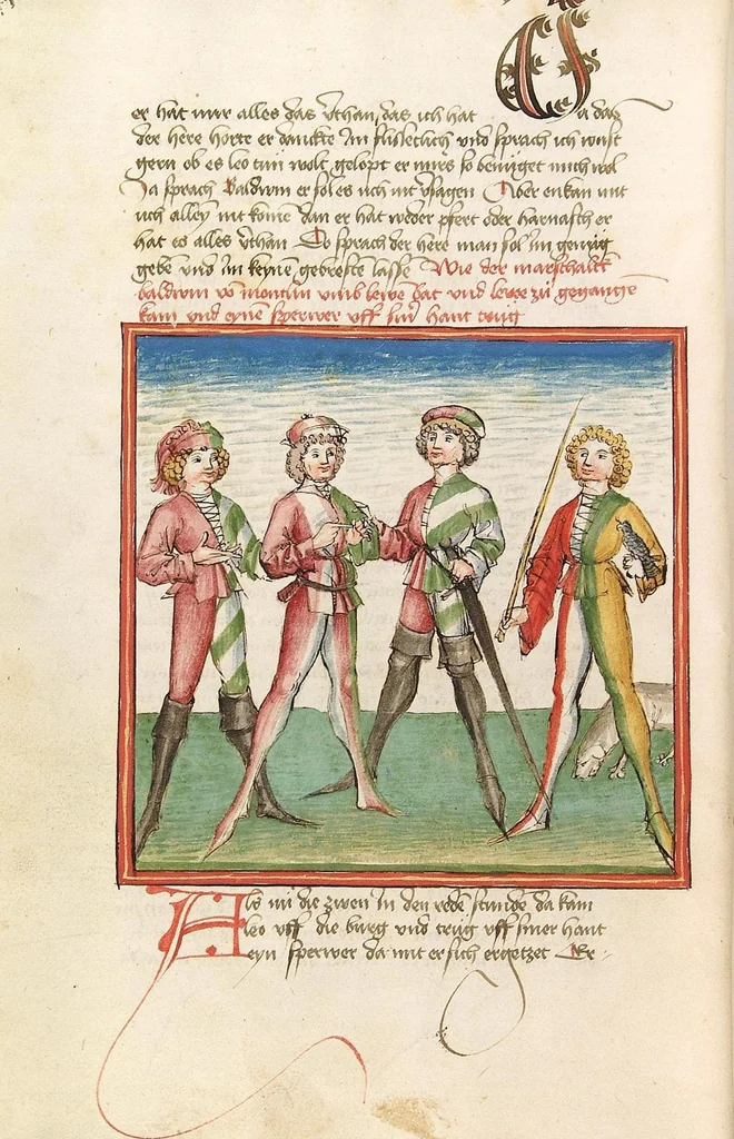 An illustration from Herpin, 1470, leaf 40