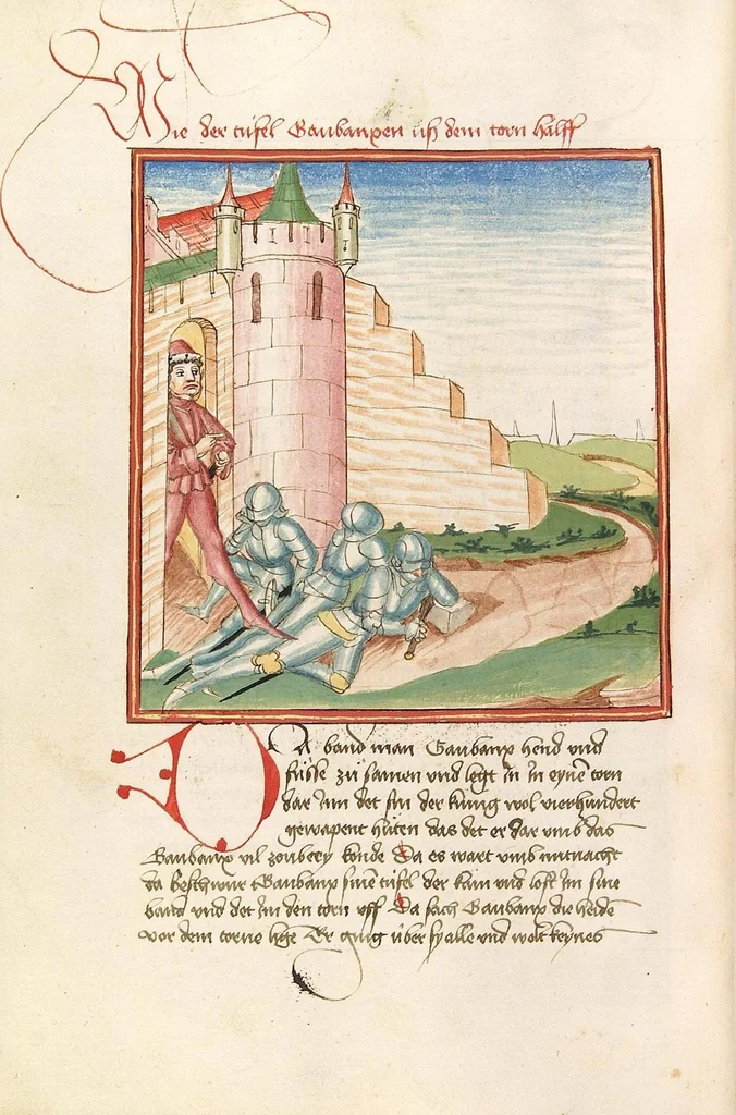 An illustration from Herpin, 1470, leaf 402