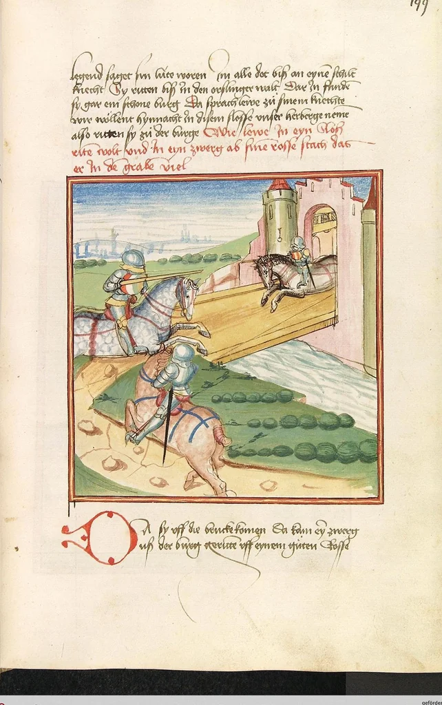 An illustration from Herpin, 1470, leaf 405