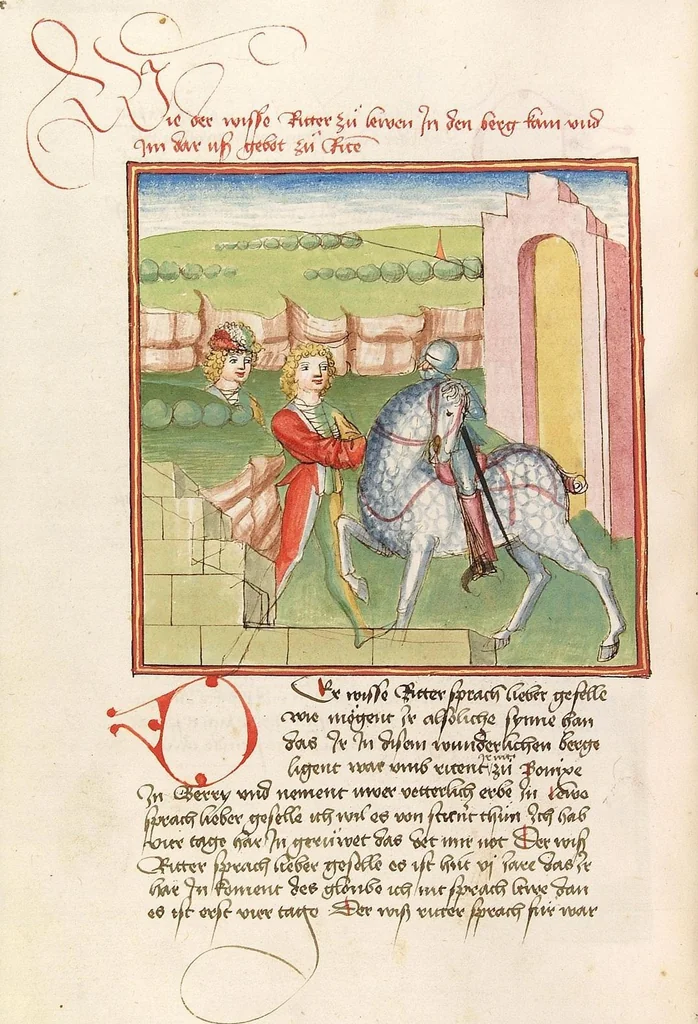 An illustration from Herpin, 1470, leaf 408