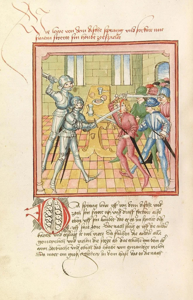 An illustration from Herpin, 1470, leaf 416