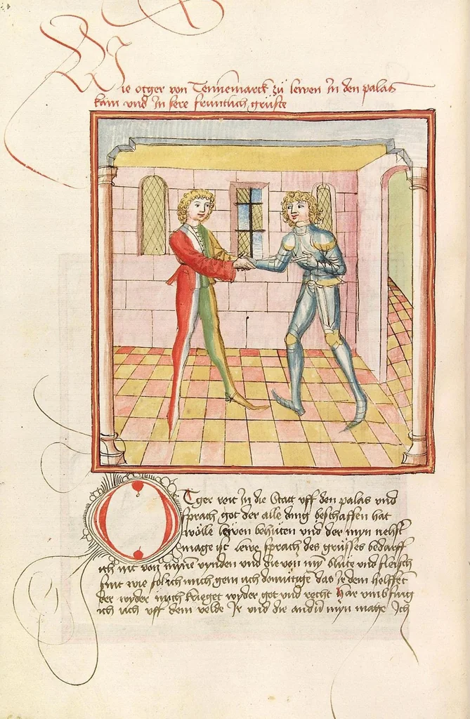 An illustration from Herpin, 1470, leaf 436