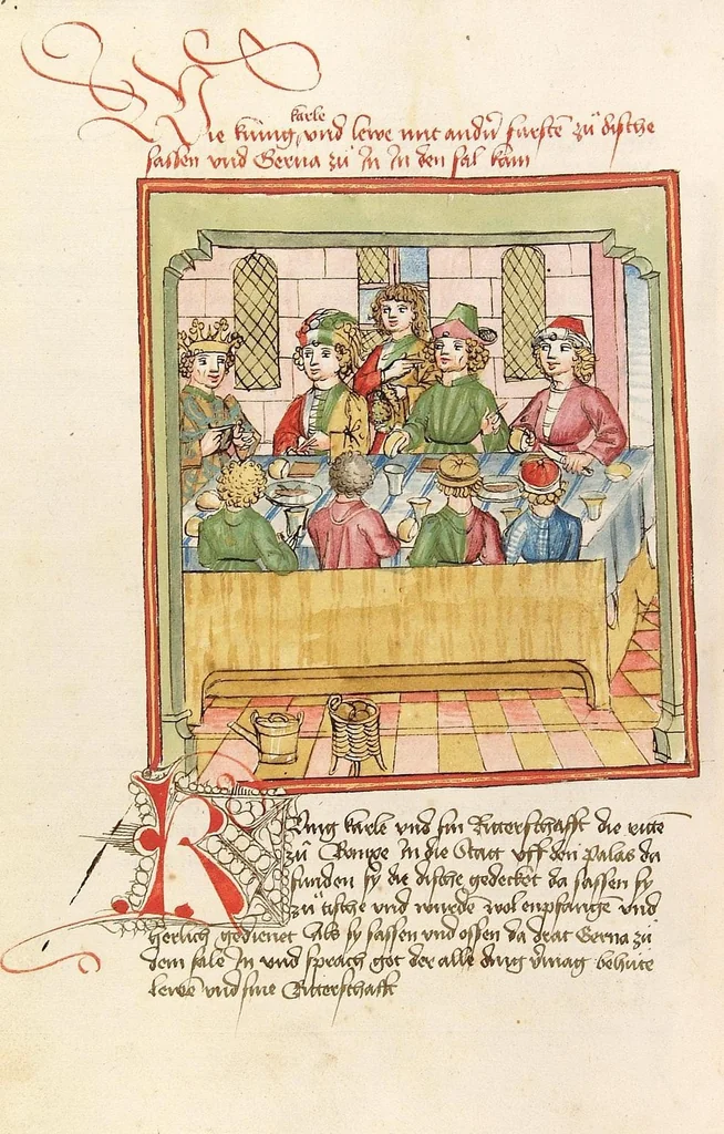 An illustration from Herpin, 1470, leaf 438