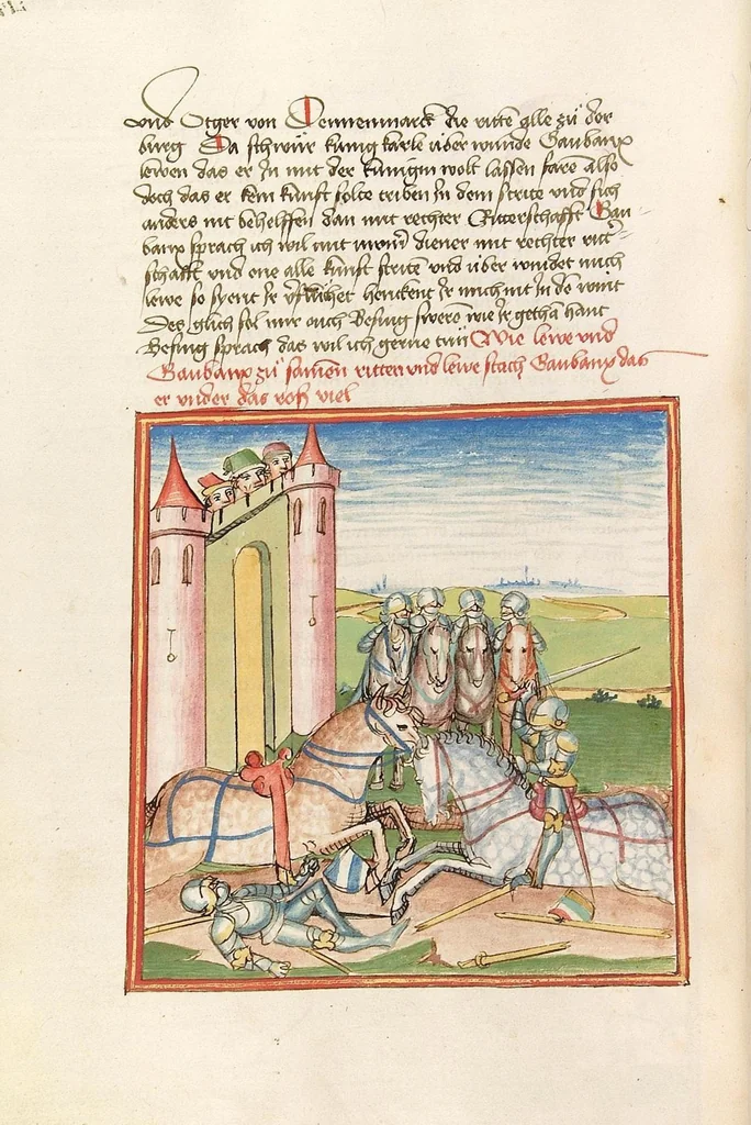 An illustration from Herpin, 1470, leaf 442