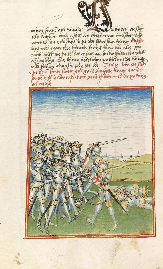 An illustration from Herpin, 1470, leaf 450