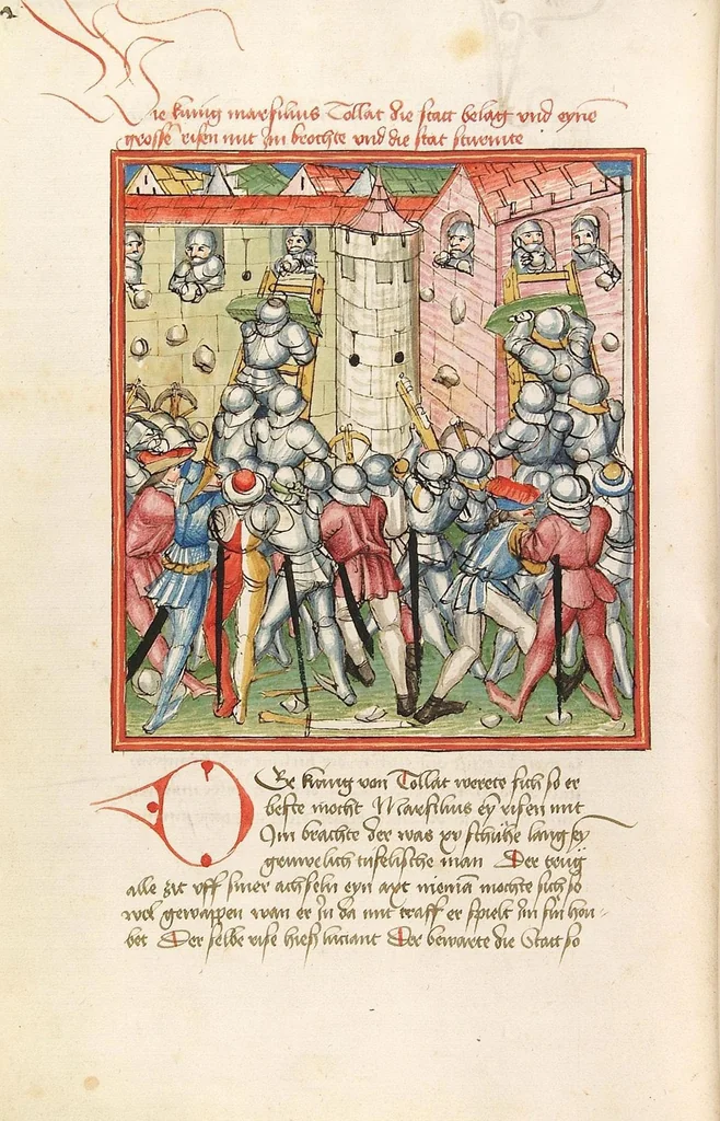 An illustration from Herpin, 1470, leaf 46