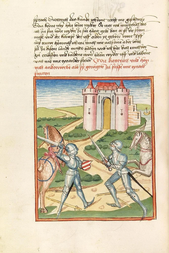 An illustration from Herpin, 1470, leaf 460
