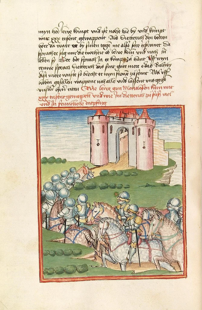 An illustration from Herpin, 1470, leaf 462