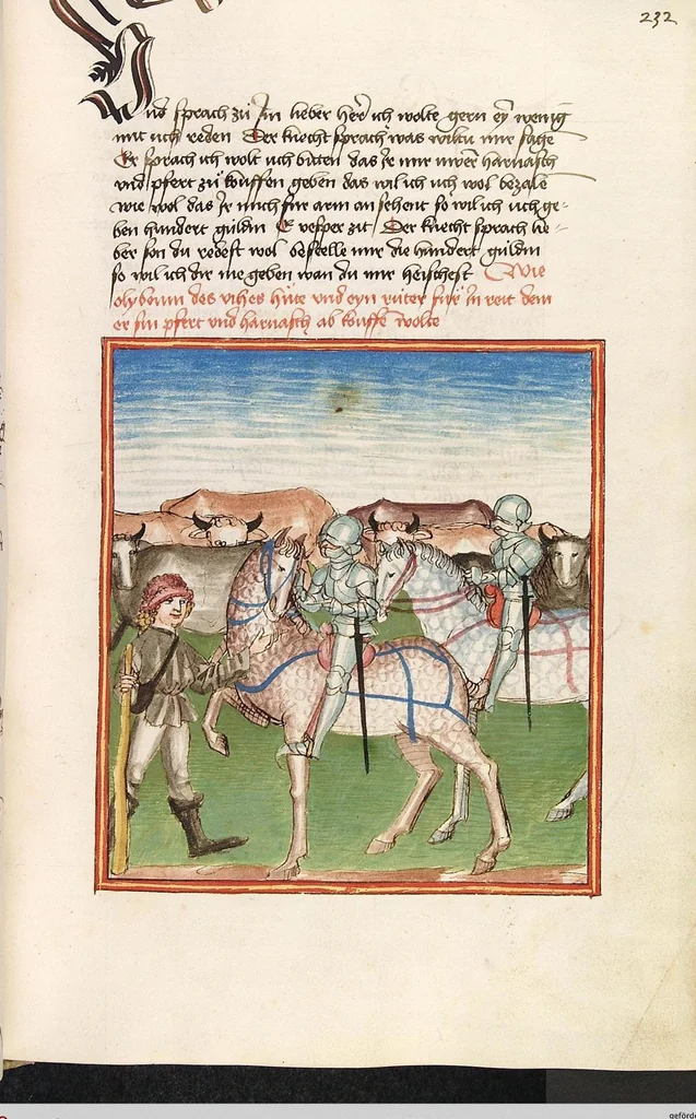 An illustration from Herpin, 1470, leaf 471