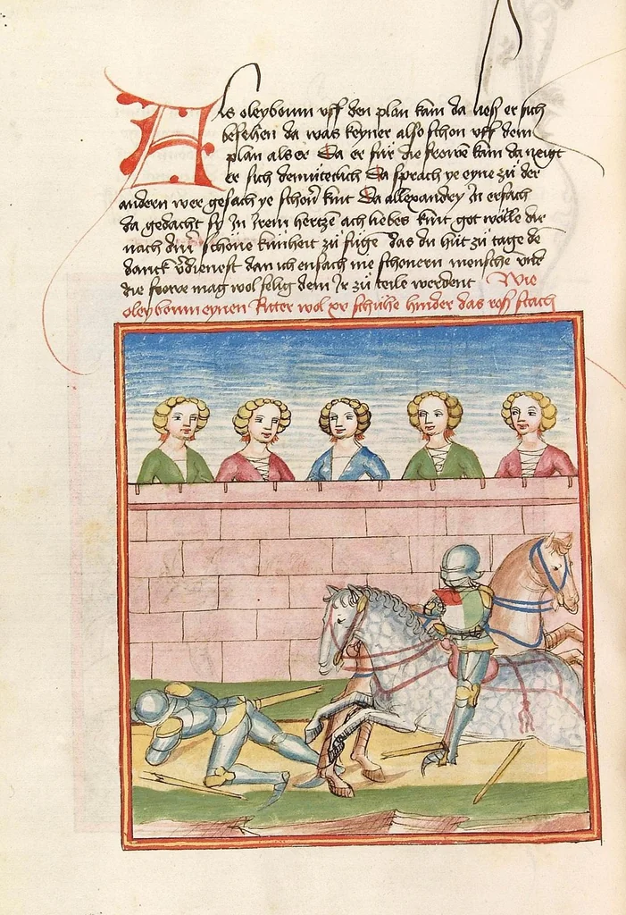 An illustration from Herpin, 1470, leaf 478