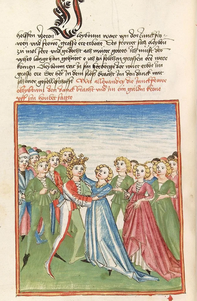 An illustration from Herpin, 1470, leaf 480