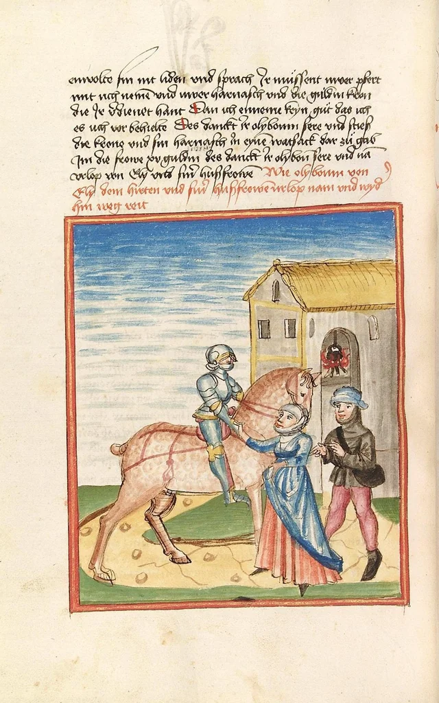 An illustration from Herpin, 1470, leaf 484