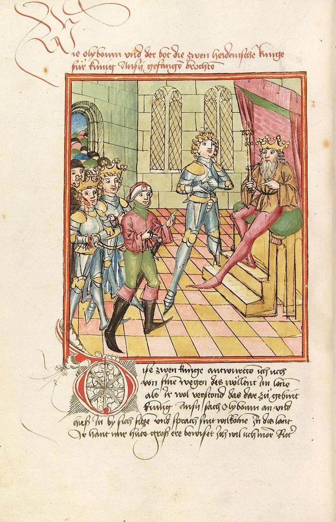 An illustration from Herpin, 1470, leaf 488
