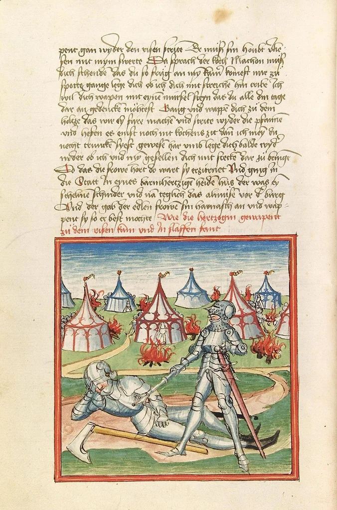 An illustration from Herpin, 1470, leaf 50