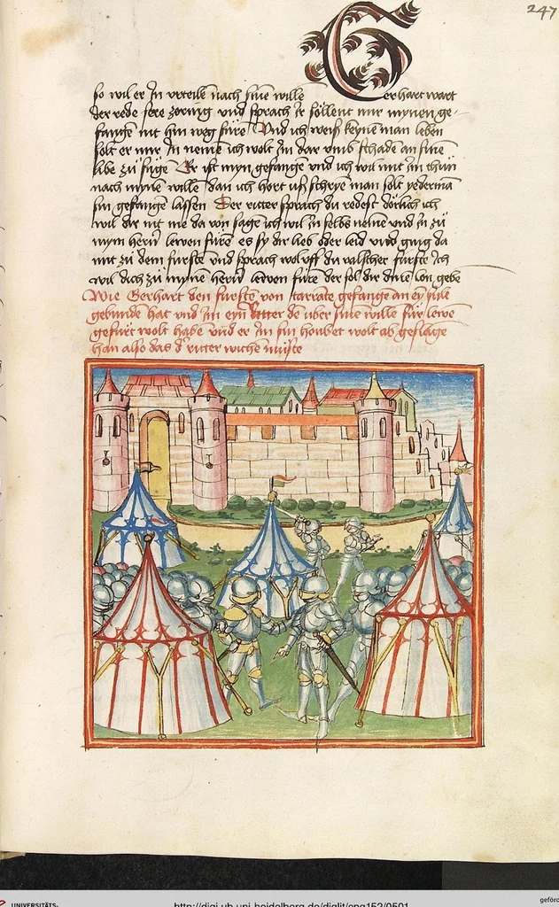 An illustration from Herpin, 1470, leaf 501