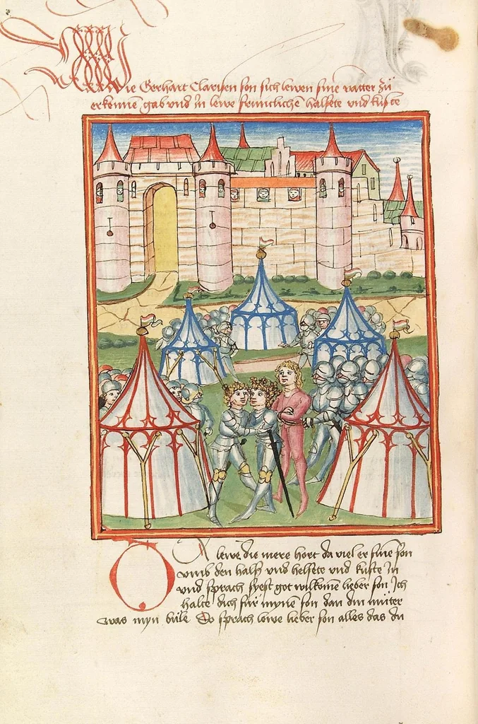An illustration from Herpin, 1470, leaf 504