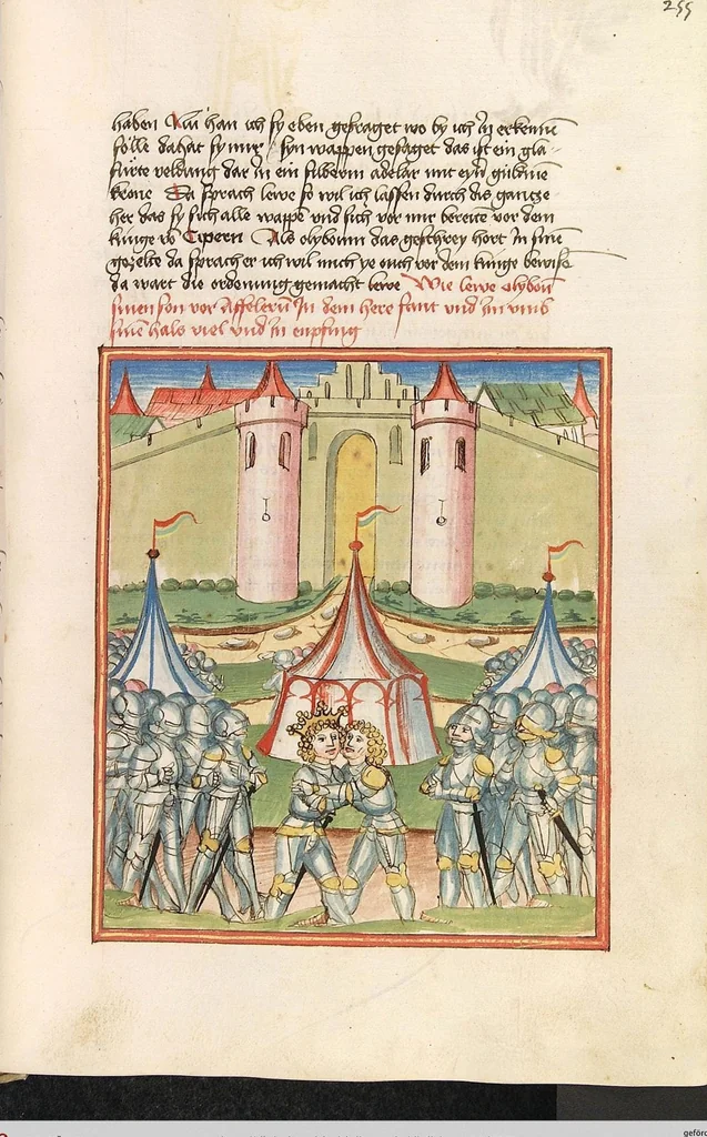 An illustration from Herpin, 1470, leaf 517