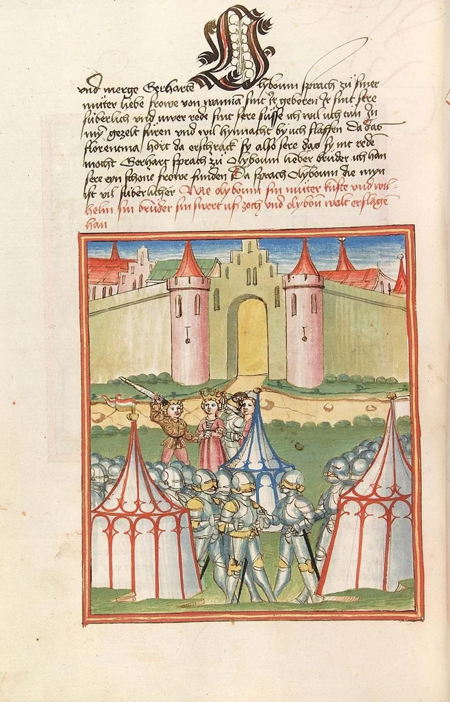 An illustration from Herpin, 1470, leaf 522