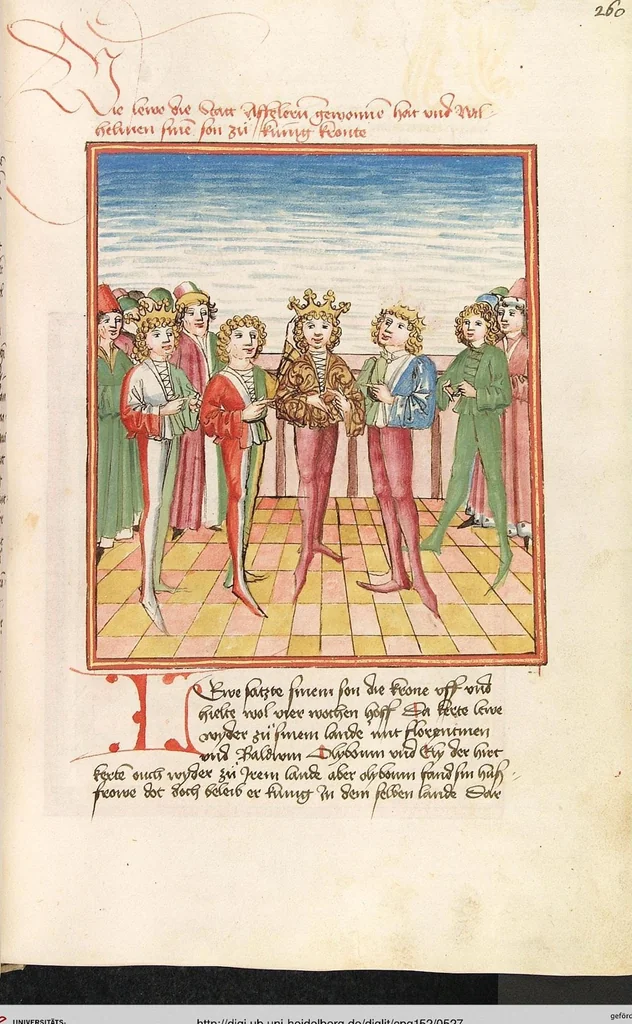An illustration from Herpin, 1470, leaf 527