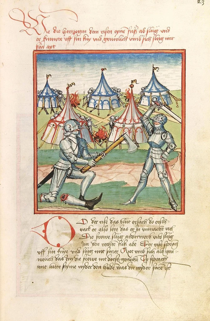 An illustration from Herpin, 1470, leaf 53