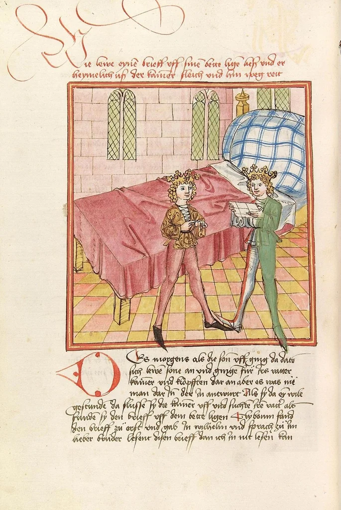 An illustration from Herpin, 1470, leaf 530