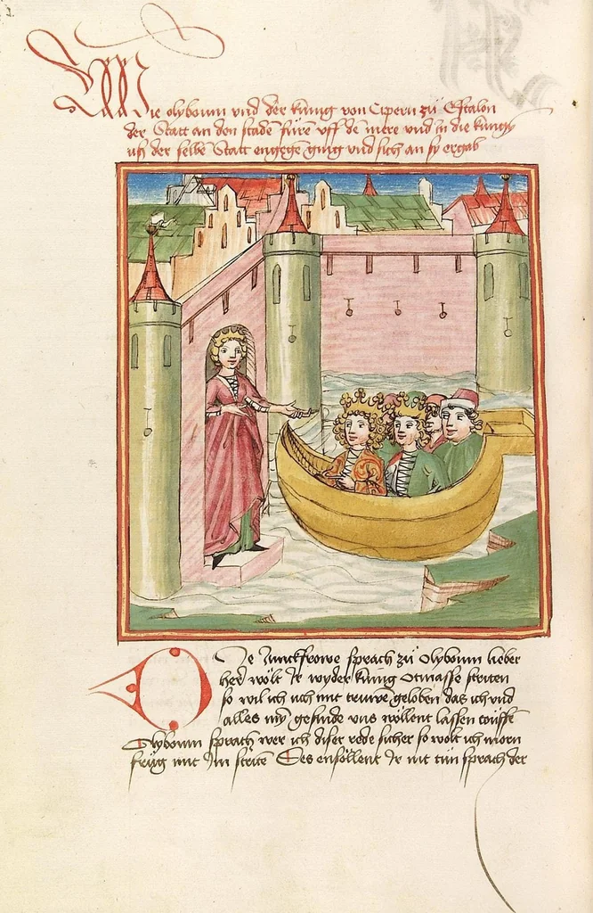 An illustration from Herpin, 1470, leaf 532