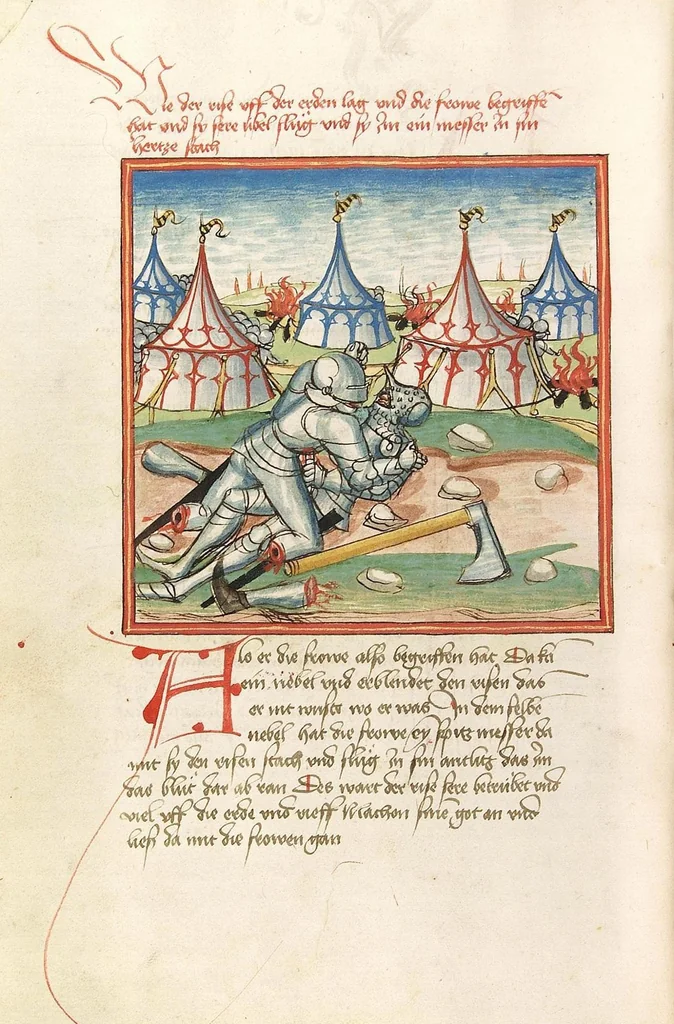 An illustration from Herpin, 1470, leaf 56
