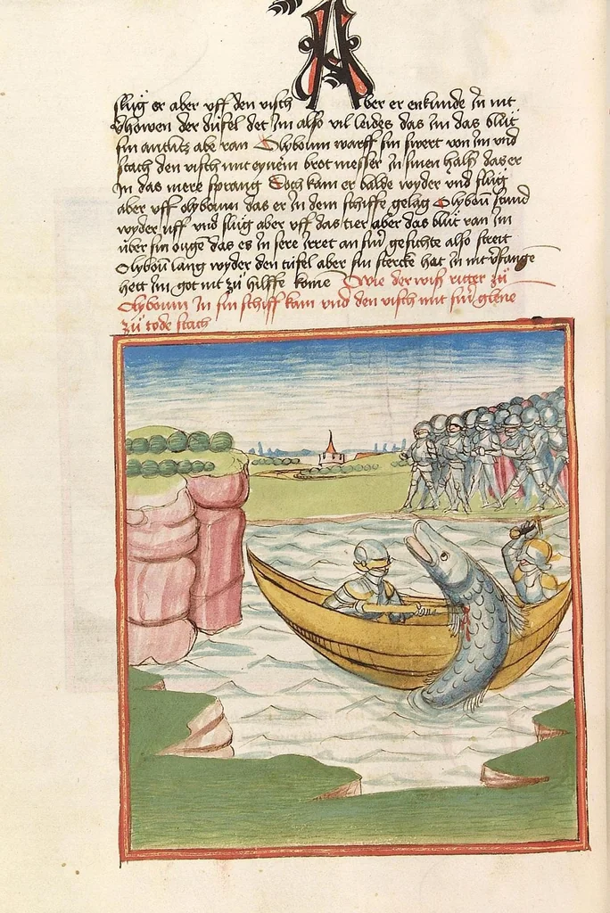An illustration from Herpin, 1470, leaf 564