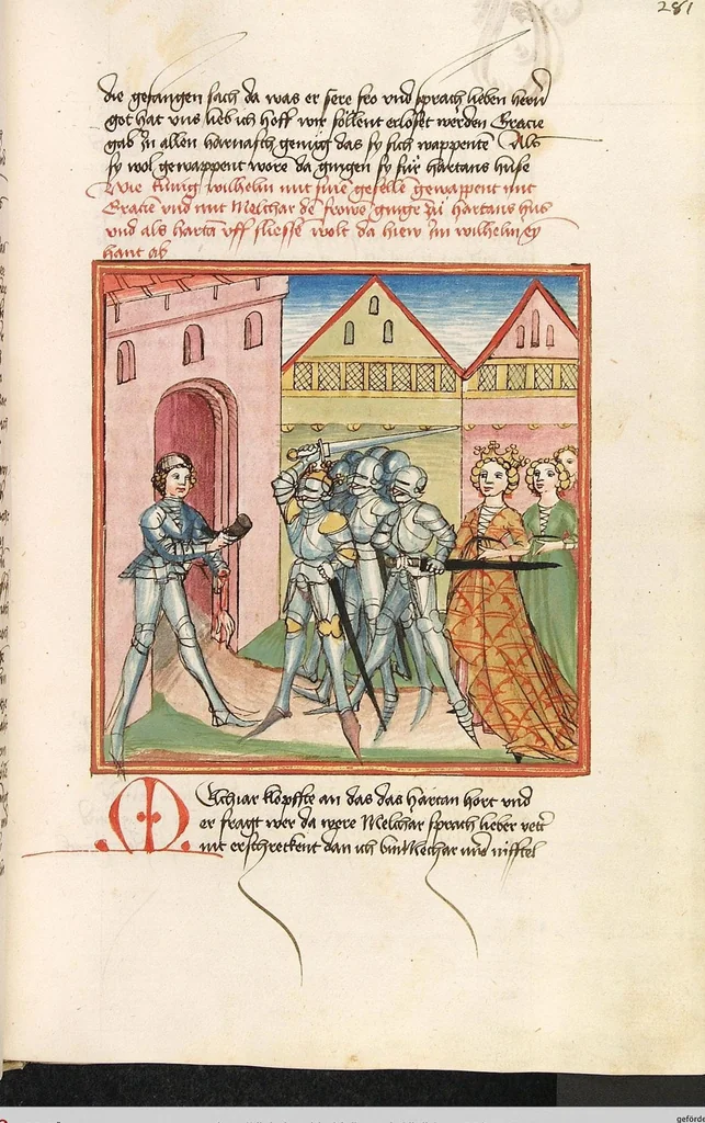 An illustration from Herpin, 1470, leaf 569