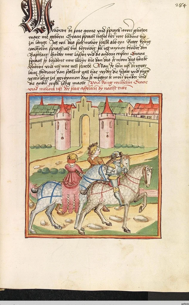 An illustration from Herpin, 1470, leaf 575