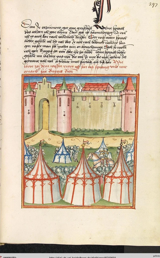 An illustration from Herpin, 1470, leaf 601