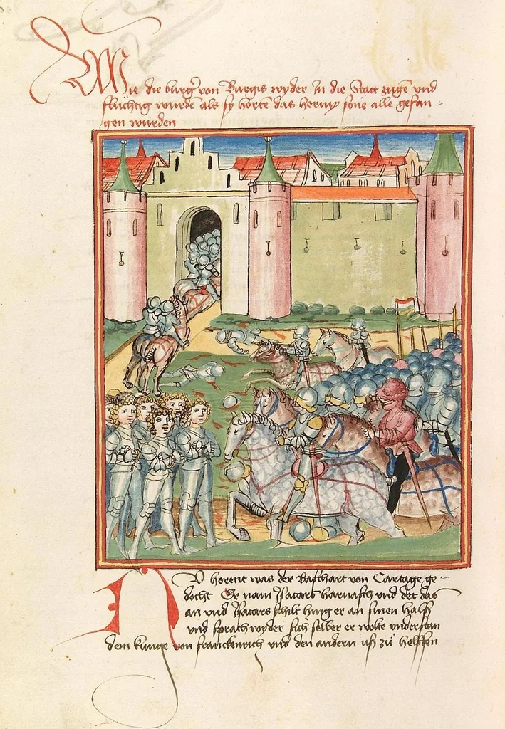 An illustration from Herpin, 1470, leaf 624