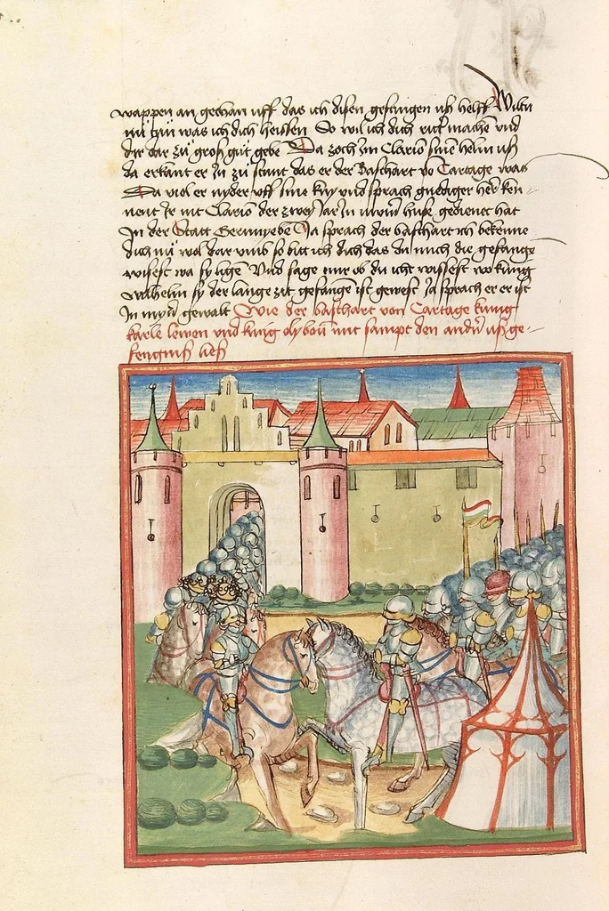 An illustration from Herpin, 1470, leaf 626