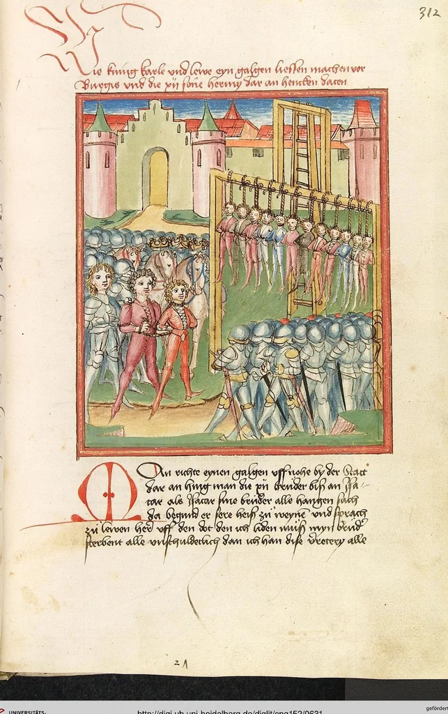 An illustration from Herpin, 1470, leaf 631