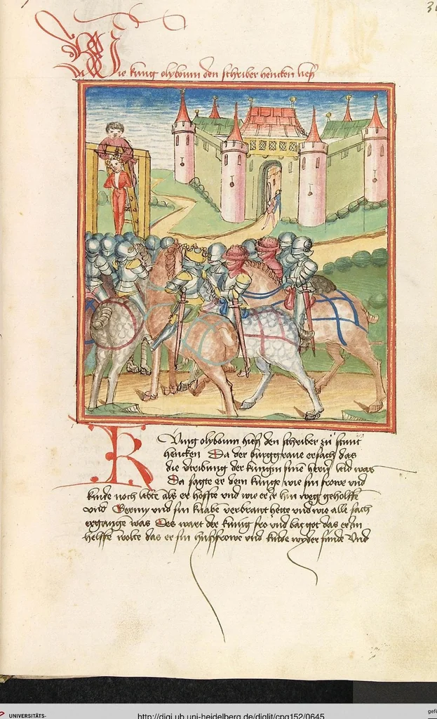 An illustration from Herpin, 1470, leaf 645