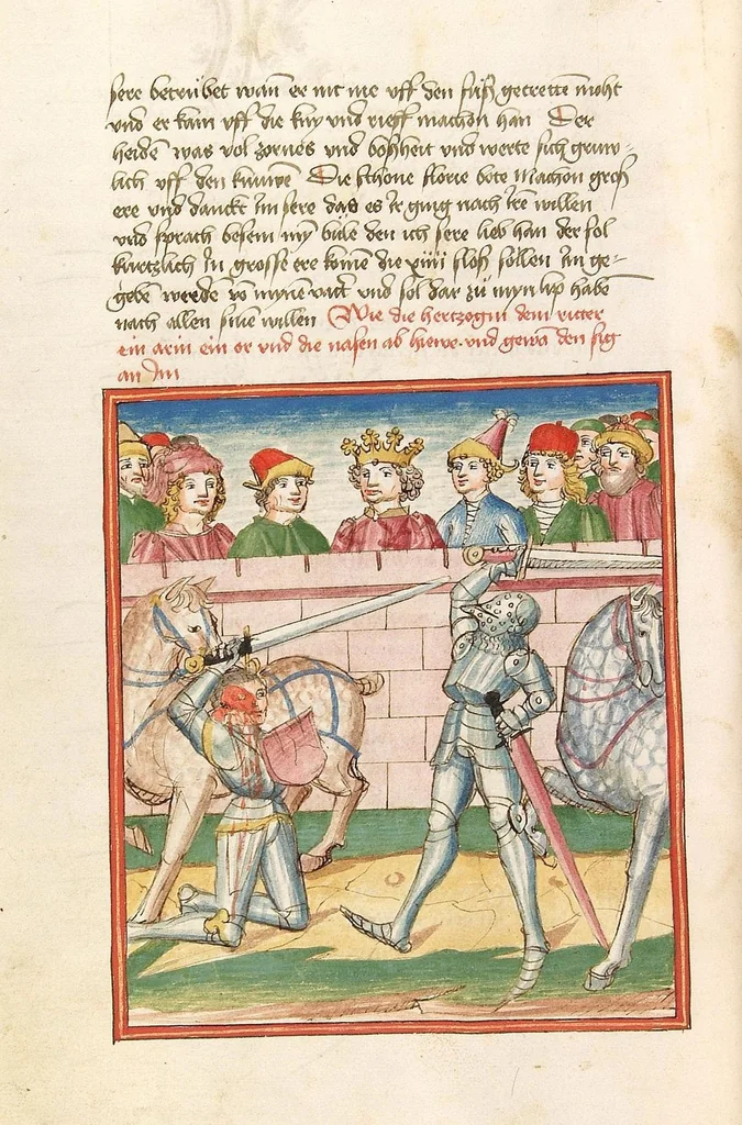 An illustration from Herpin, 1470, leaf 66