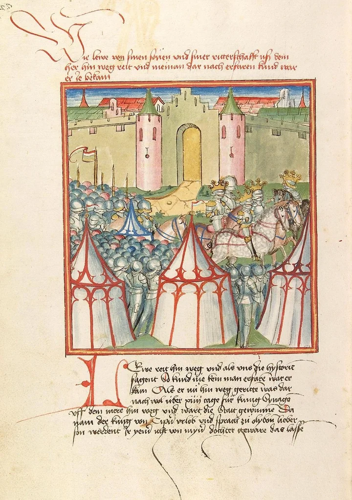 An illustration from Herpin, 1470, leaf 664