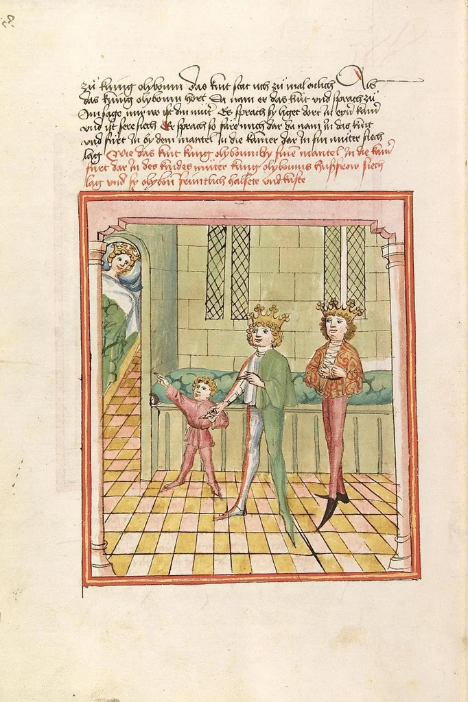 An illustration from Herpin, 1470, leaf 668