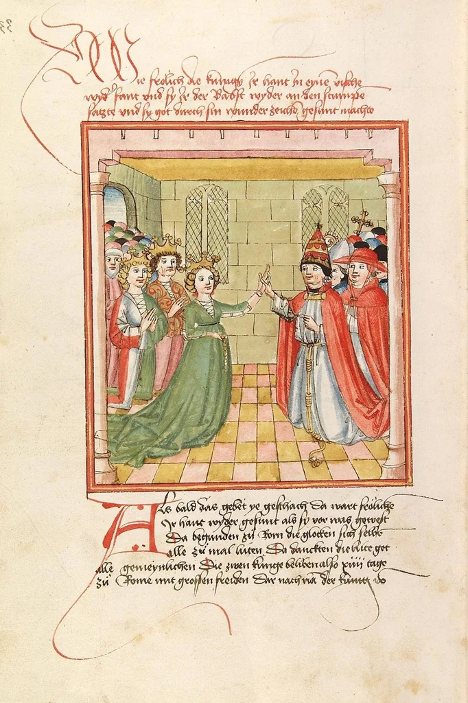 An illustration from Herpin, 1470, leaf 670
