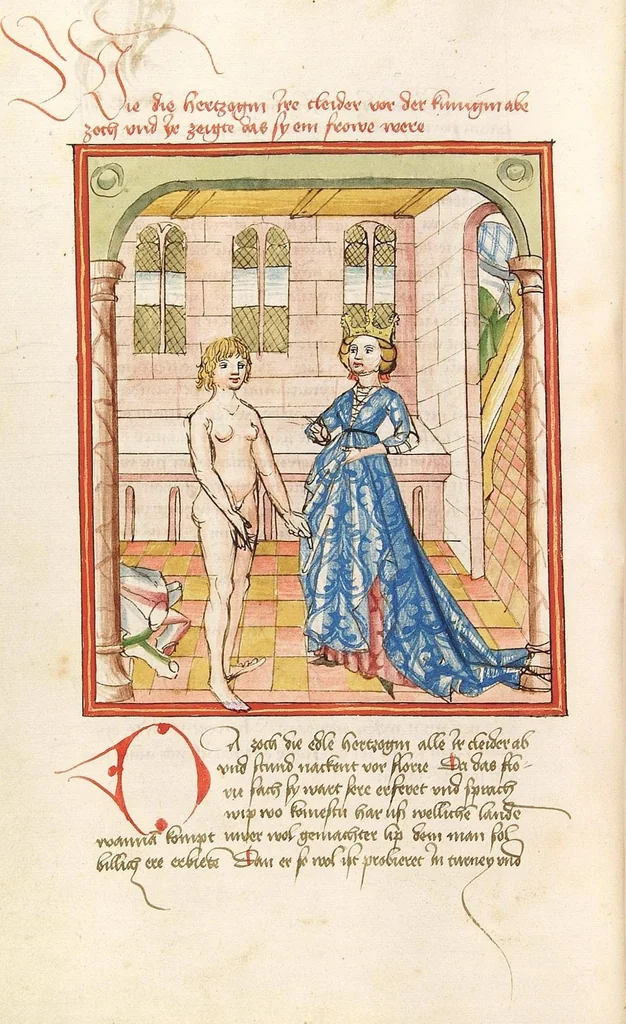 An illustration from Herpin, 1470, leaf 76